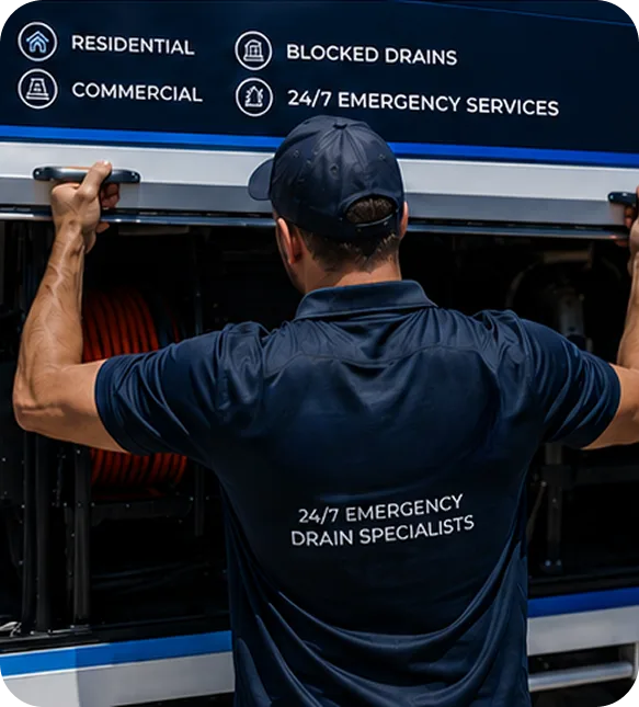Licensed blocked drain plumber servicing a Hurstville home